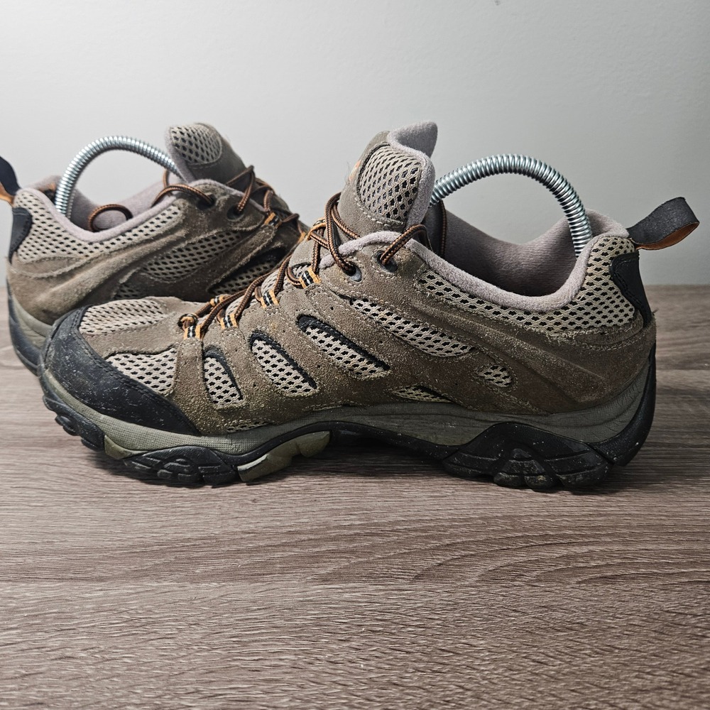Merrell Moab Ventilator Mens Hiking Shoes Walnut Brown Suede J86595 Size 12 - Picture 7 of 10